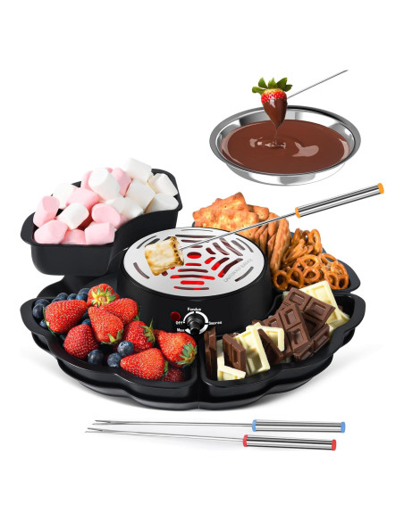 Horno eléctrico 2 en 1 CHOCOSMORE para S'mores y fondue