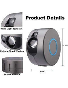 Proyector de Estrellas Silvotek HR-01 Luz Nocturna 2