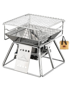 Parrilla de Carbón Camping Moon X-MINI Plegable 1-2 Personas