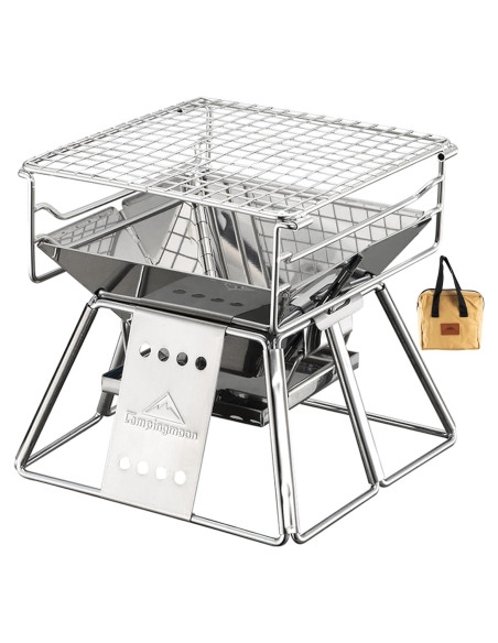 Parrilla de Carbón Camping Moon X-MINI Plegable 1-2 Personas