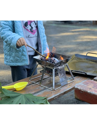Parrilla de Carbón Camping Moon X-MINI Plegable 1-2 Personas
