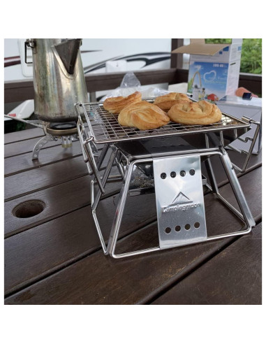 Parrilla de Carbón Camping Moon X-MINI Plegable 1-2 Personas