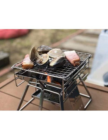Parrilla de Carbón Camping Moon X-MINI Plegable 1-2 Personas