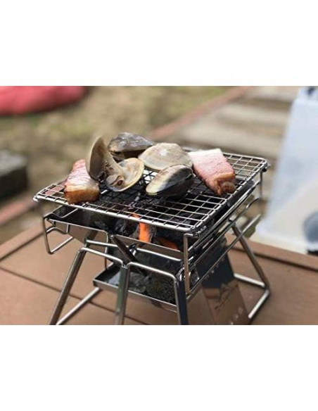 Parrilla de Carbón Camping Moon X-MINI Plegable 1-2 Personas