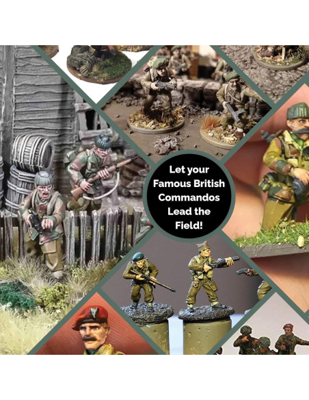 Wargames Atlantic SAS Commandos Británicos 30 Figuras 28mm Wargames Atlantic SAS Commandos Británicos 30 Figuras 28mm