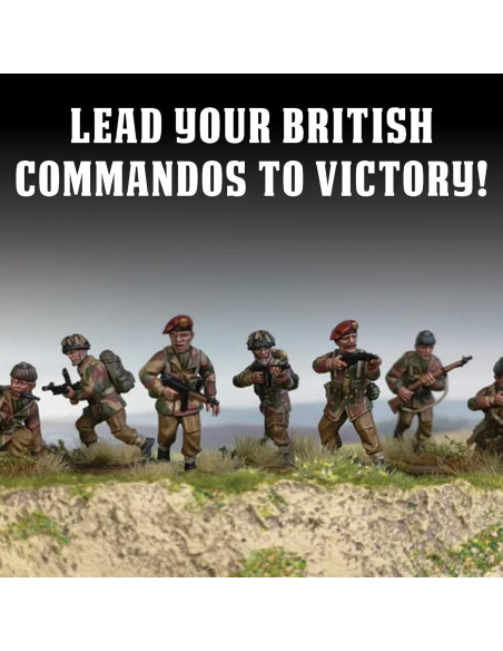 Wargames Atlantic SAS Commandos Británicos 30 Figuras 28mm Wargames Atlantic SAS Commandos Británicos 30 Figuras 28mm