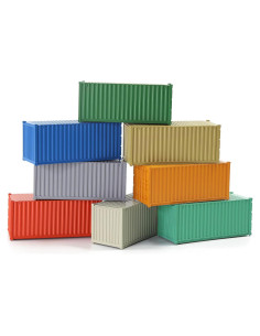 8 Contenedores de Carga HO 1:87 EVEMODEL Accesorios