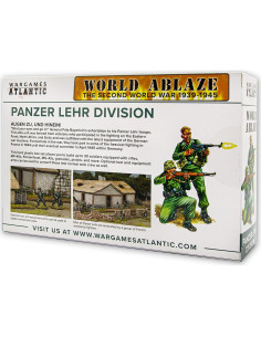 Wargames Atlantic Panzer Lehr 30 Figuras 28 mm Plástico Duro 2