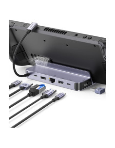 Dock UGREEN para Steam Deck 6 en 1 HDMI 4K Ethernet 100W