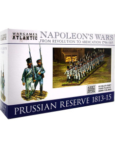 Wargames Atlantic - Reserva Prusiana 1813-1815 - 60 Figuras 28mm 2
