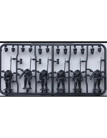 Wargames Atlantic - Reserva Prusiana 1813-1815 - 60 Figuras 28mm