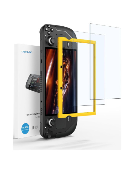 Protector de Pantalla JSAUX para Steam Deck 7" Vidrio Templado
