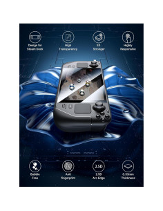 Protector de Pantalla JSAUX para Steam Deck 7" Vidrio Templado 2