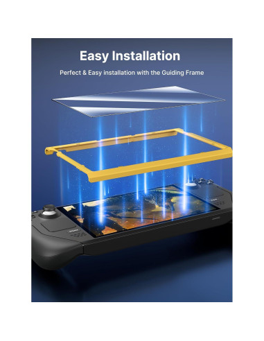 Protector de Pantalla JSAUX para Steam Deck 7" Vidrio Templado
