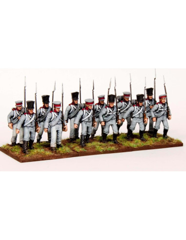 Wargames Atlantic - Reserva Prusiana 1813-1815 - 60 Figuras 28mm