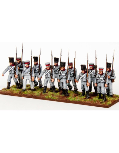 Wargames Atlantic - Reserva Prusiana 1813-1815 - 60 Figuras 28mm