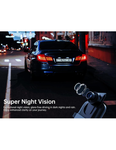 Cámara de Espejo Retrovisor Pelsee P10 2.5K 10" con ADAS