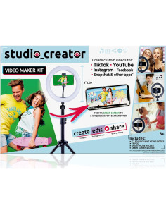 Kit de Creador de Estudio Canal Toys con Anillo de Luz LED 2