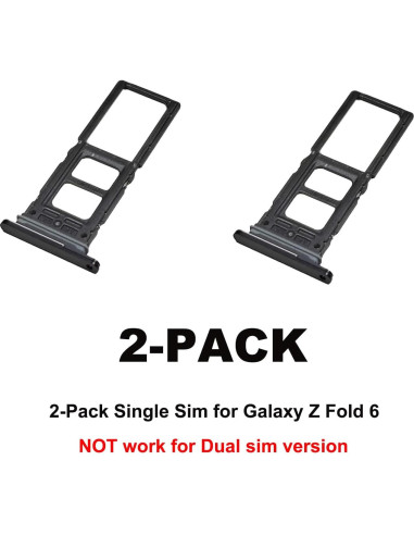 Bandeja de Tarjeta SIM Individual para Galaxy Z Fold 6 - 2 PCS