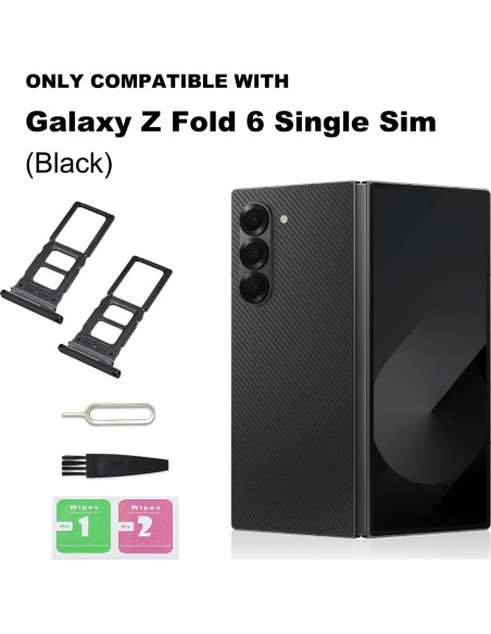 Bandeja de Tarjeta SIM Individual para Galaxy Z Fold 6 - 2 PCS