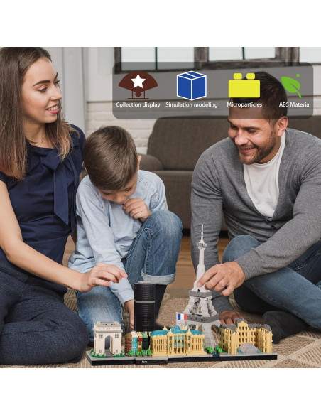 Mini Ladrillos Kadablk Skyline de París 3680 PCS