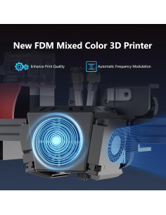 Impresora 3D OLAPRIN T300D Pro 6 Modos 300x300x400mm 2