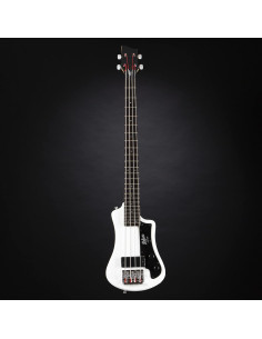 Guitarra Bajo Eléctrico HOFNER Shorty Blanca 4 Cuerdas 2
