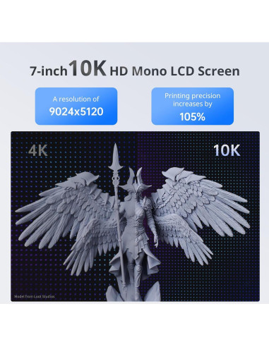 Impresora 3D ANYCUBIC Photon Mono 4 10K 70mm/h 153.4x87x165mm