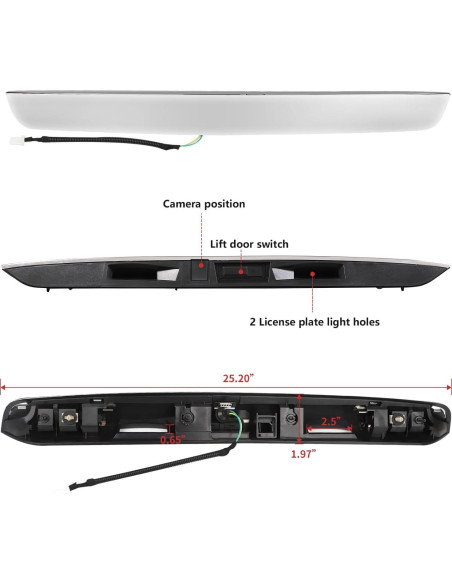 Moldura Cromo HRepair para Nissan Pathfinder 2013-2019
