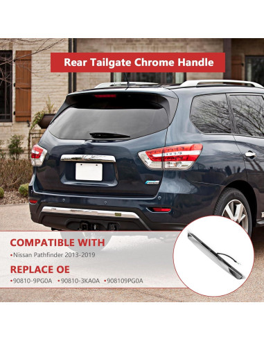 Moldura Cromo HRepair para Nissan Pathfinder 2013-2019