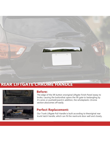 Moldura Cromo HRepair para Nissan Pathfinder 2013-2019