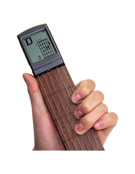 Entrenador de Acordes de Guitarra Moreup Portátil con Pantalla