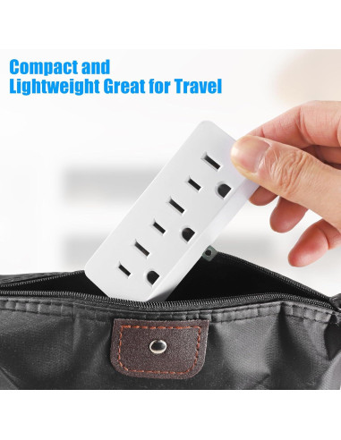 Adaptador a Tierra TENINYU 3 Patas a 2 Patas - Paquete de 2