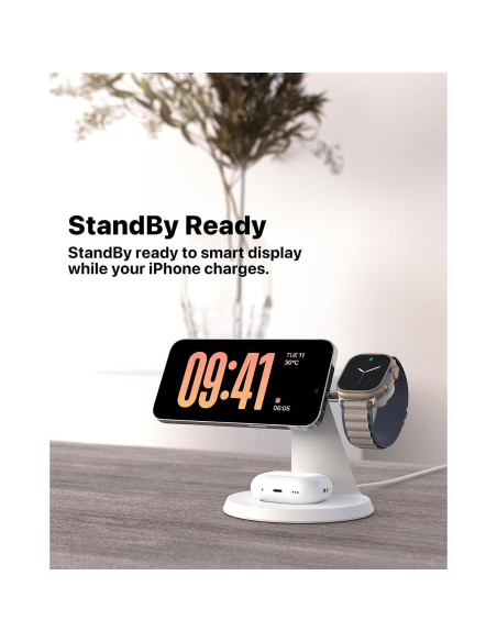 Cargador Inalámbrico 3 en 1 Zechin BALANCE para Apple Cargador Inalámbrico 3 en 1 Zechin BALANCE para Apple