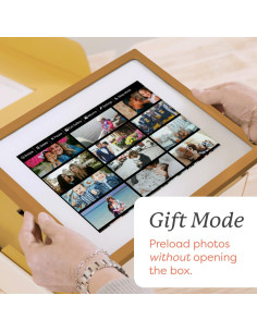 Marco de Fotos Digital Skylight 10" WiFi Dorado Táctil 2