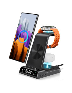 Cargador Inalámbrico leQuiven 4 en 1 para Samsung y iPhone