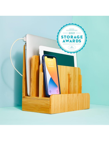 Estación de Carga Multi-Dispositivo G.U.S. Dock Bambú Ecológico