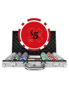 Set de Póker HEITOK 300 Fichas 11.5g con Estuche