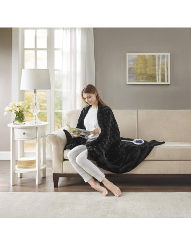 Manta Eléctrica Beautyrest Duke 127x178 cm Negra