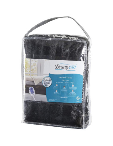 Manta Eléctrica Beautyrest Duke 127x178 cm Negra