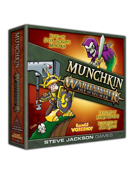 Munchkin Warhammer: Age of Sigmar - Juego de Mesa 3-6 Jugadores Munchkin Warhammer: Age of Sigmar - Juego de Mesa 3-6 Jugadores