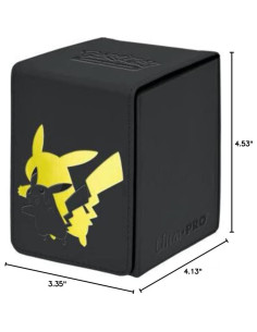 Caja de Deck Flip Pikachu Ultra Pro - 100 Cartas - Cuero Sintético 2