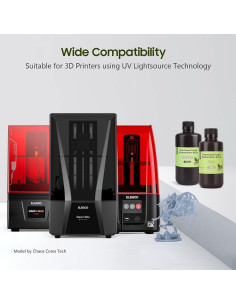 Resina 3D ELEGOO ABS-Like 2000g Blanca UV 405nm 2