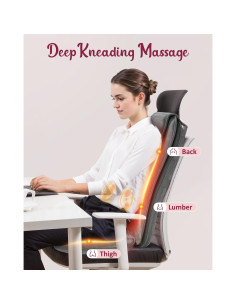 Masajeador de Espalda Shiatsu THERAZZAGGE TZ-2208 con Calor 2