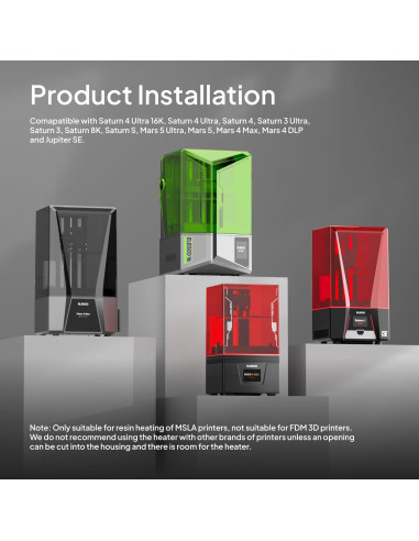 Calentador Mini Inteligente ELEGOO para Impresora 3D 1,27kg