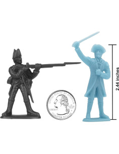 Set de Figuras de Soldados BMC Guerra Revolucionaria Trenton 37 Piezas 2