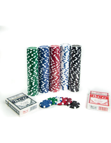 Juego de Póker Tradeopia 500 Piezas con Estuche Aluminio