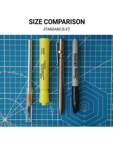 Bolígrafo Tactile Turn Titanio Estándar 14.22 cm Retráctil