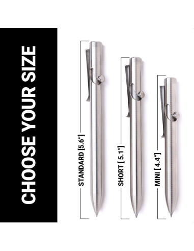 Bolígrafo Tactile Turn Titanio Estándar 14.22 cm Retráctil