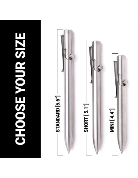 Bolígrafo Tactile Turn Titanio Estándar 14.22 cm Retráctil